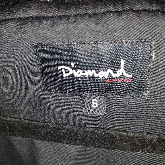 Diamond Supply Co Black and Mint Letterman's Jacket - Picture 6 of 6
